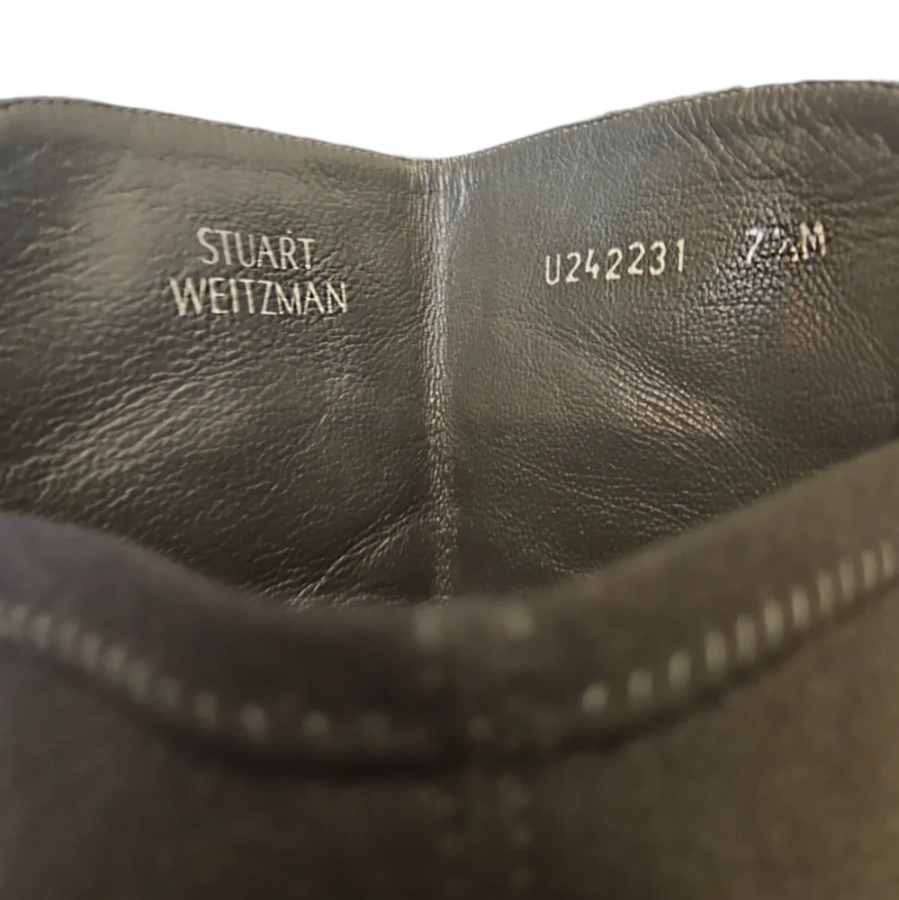 STUART WEITZMAN | Black Suede Over the Knee Boots in Size US 7.5